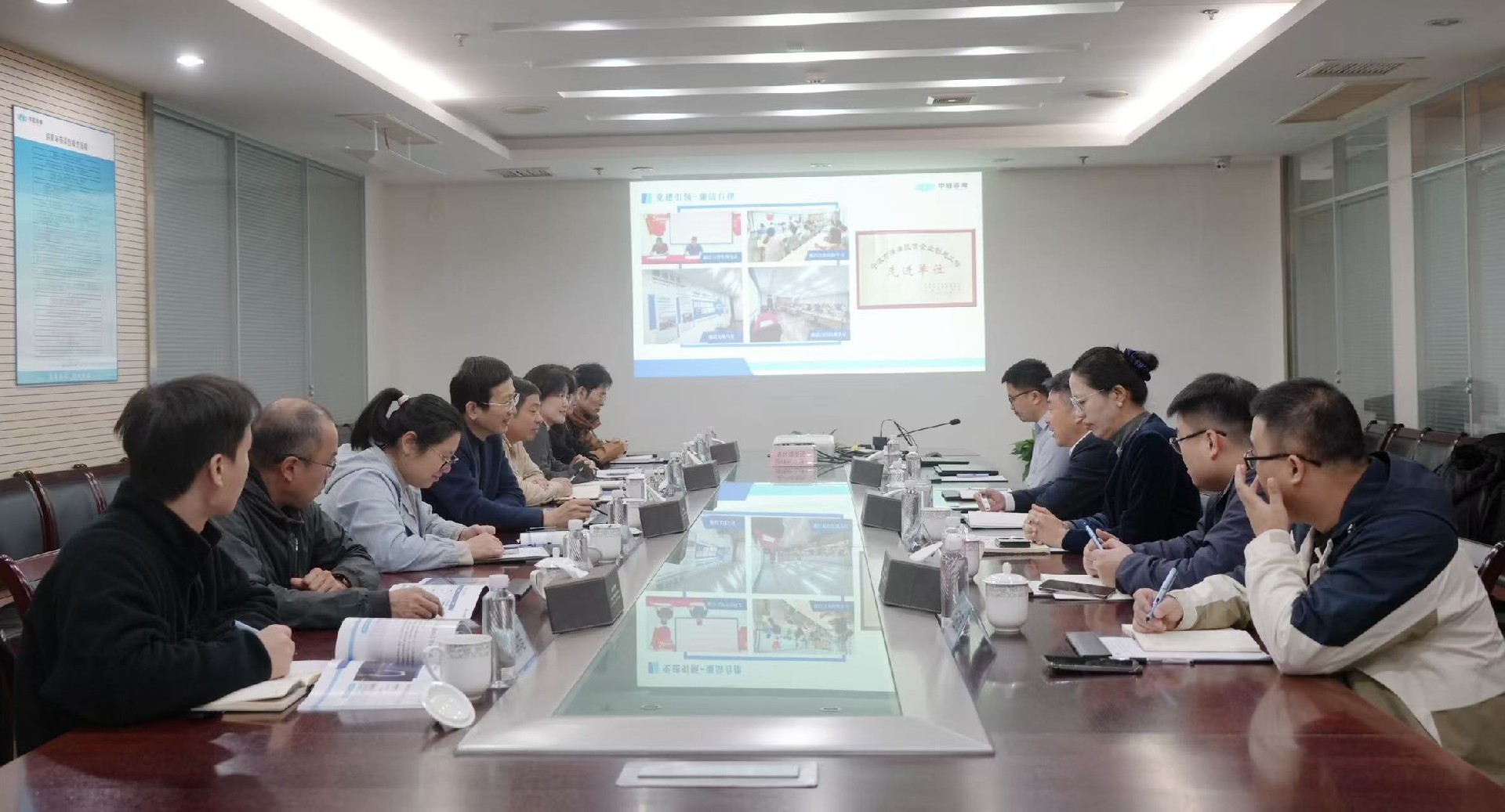 中冠快報 | 鄞州區審計局一行蒞臨中冠咨詢調研指導